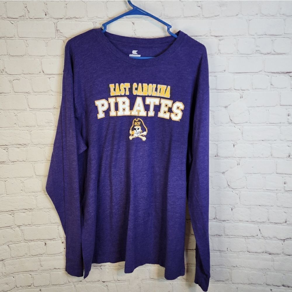 Men's Colosseum "East Carolina Pirates" longsleeve shirt, size XXL